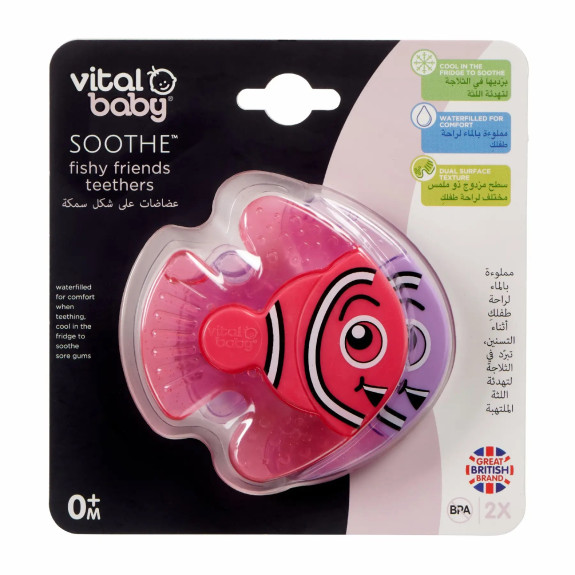 Vital baby SOOTHE fishy friends teethers
